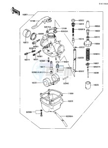 AR 50 A (A1) drawing CARBURETOR