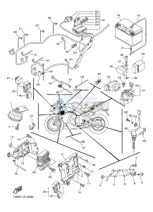 YZF-R1 YZF-R1E 998 R1 (2SG3) drawing ELECTRICAL 2