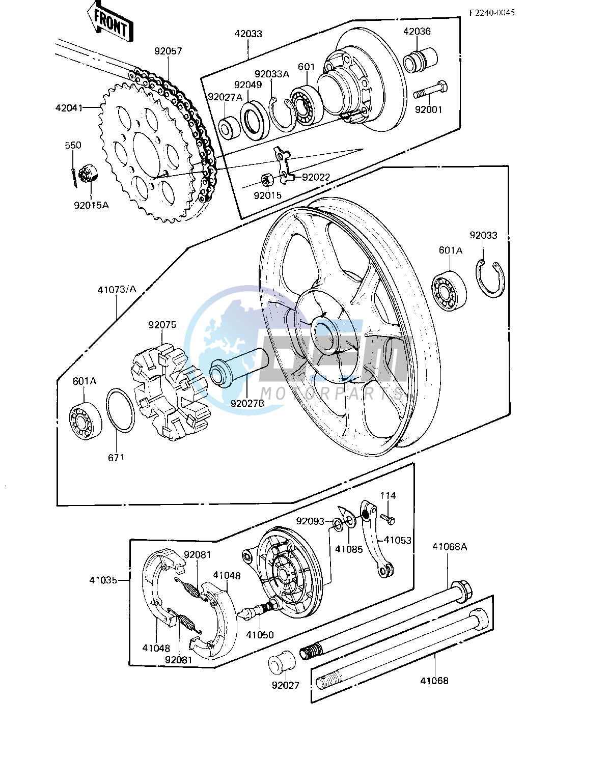 REAR WHEEL_HUB_BRAKE_CHAIN -- 82-83 C3_C4- -