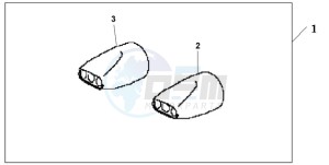 GL18009 Europe Direct - (ED) drawing OVAL TAIL EXHAUST FINISHER