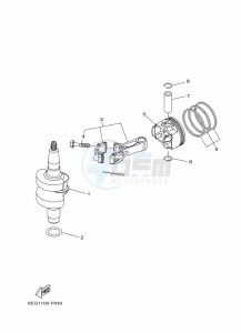 F2-5BMHL drawing CRANKSHAFT--PISTON