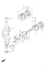 DF 40A drawing Crankshaft