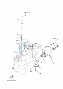 F40JMHDL drawing LOWER-CASING-x-DRIVE-2