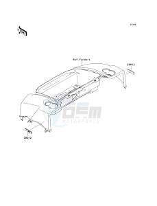 KAF 950 G [MULE 4010 TRANS4X4 DIESEL] (G9F-GAF) G9F drawing REFLECTORS-- CN- -