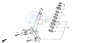 ANF125T drawing STEERING STEM