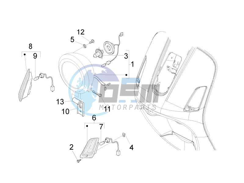 Head lights - Turn signal lamps