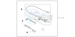 NC700SD NC700S Europe Direct - (ED) drawing KIT,ACC SOCKET