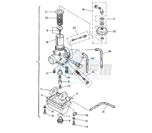 YZ LC-LW 80 drawing CARBURETOR