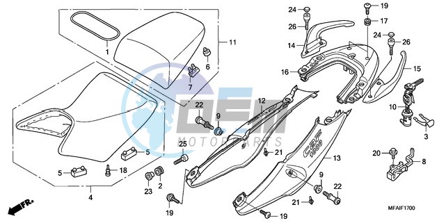 SEAT/SEAT COWL