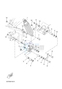 YZF-R125 R125 (5D7K 5D7K 5D7K 5D7K) drawing REAR SUSPENSION