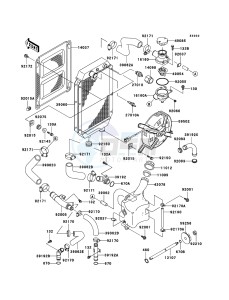 VN800 CLASSIC VN800B6F GB XX (EU ME A(FRICA) drawing Radiator