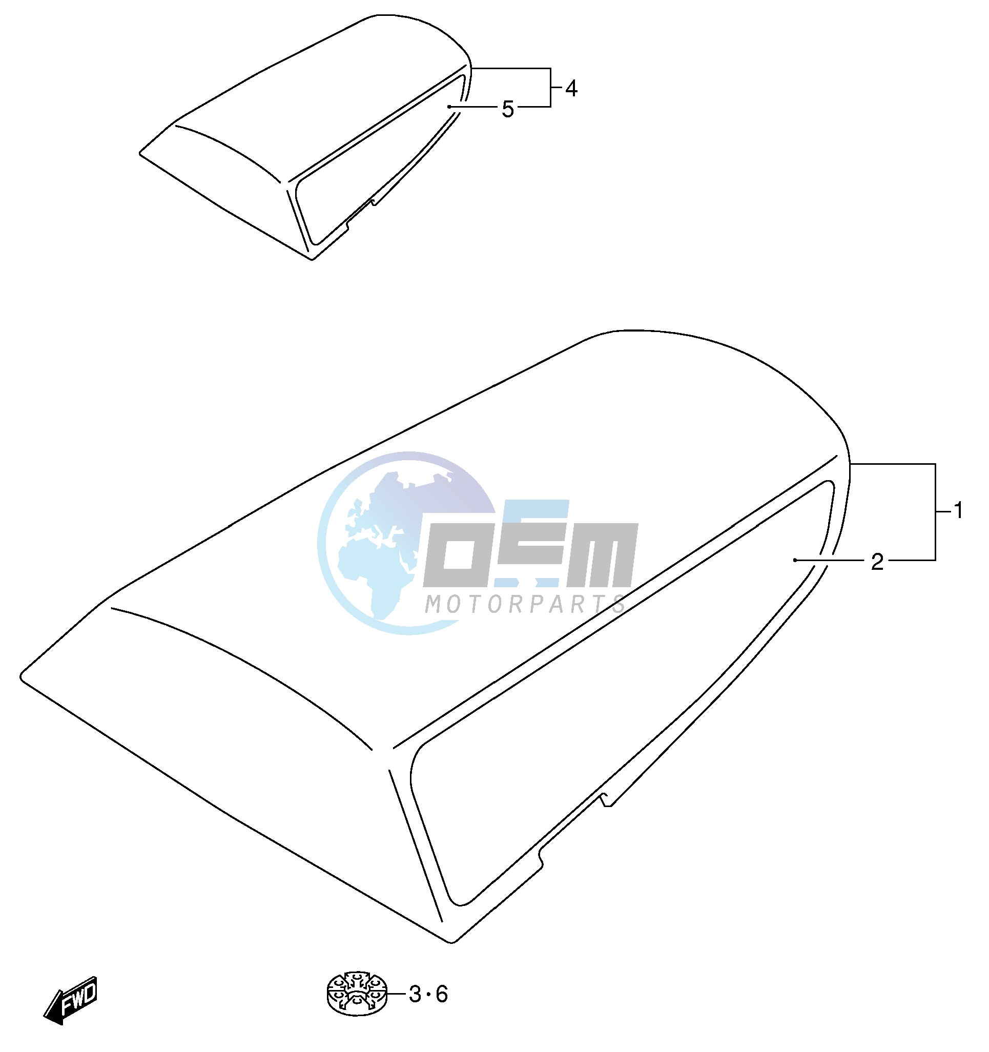 SEAT TAIL BOX (MODEL Y)