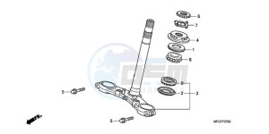 CB600FA39 Spain - (SP / ABS ST) drawing STEERING STEM