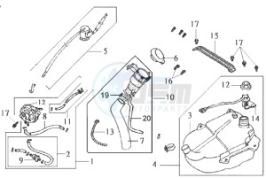 DD50 FIX 25 KMH E2 drawing FUEL TANK - FUEL CUT