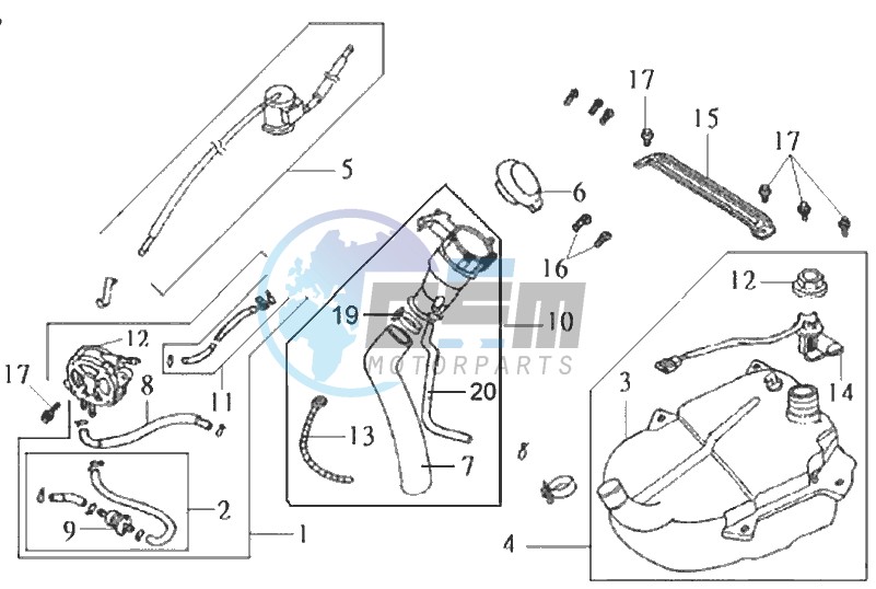 FUEL TANK - FUEL CUT