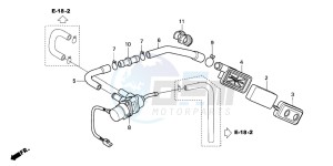 CB600F CB600F drawing SUB AIR CLEANER