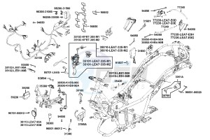 DOWNTOWN 300 I ABS drawing Wire Harnass