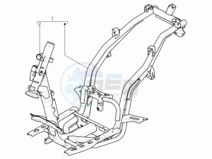 Typhoon 125 4t 2v e3 (USA) USA drawing Frame bodywork