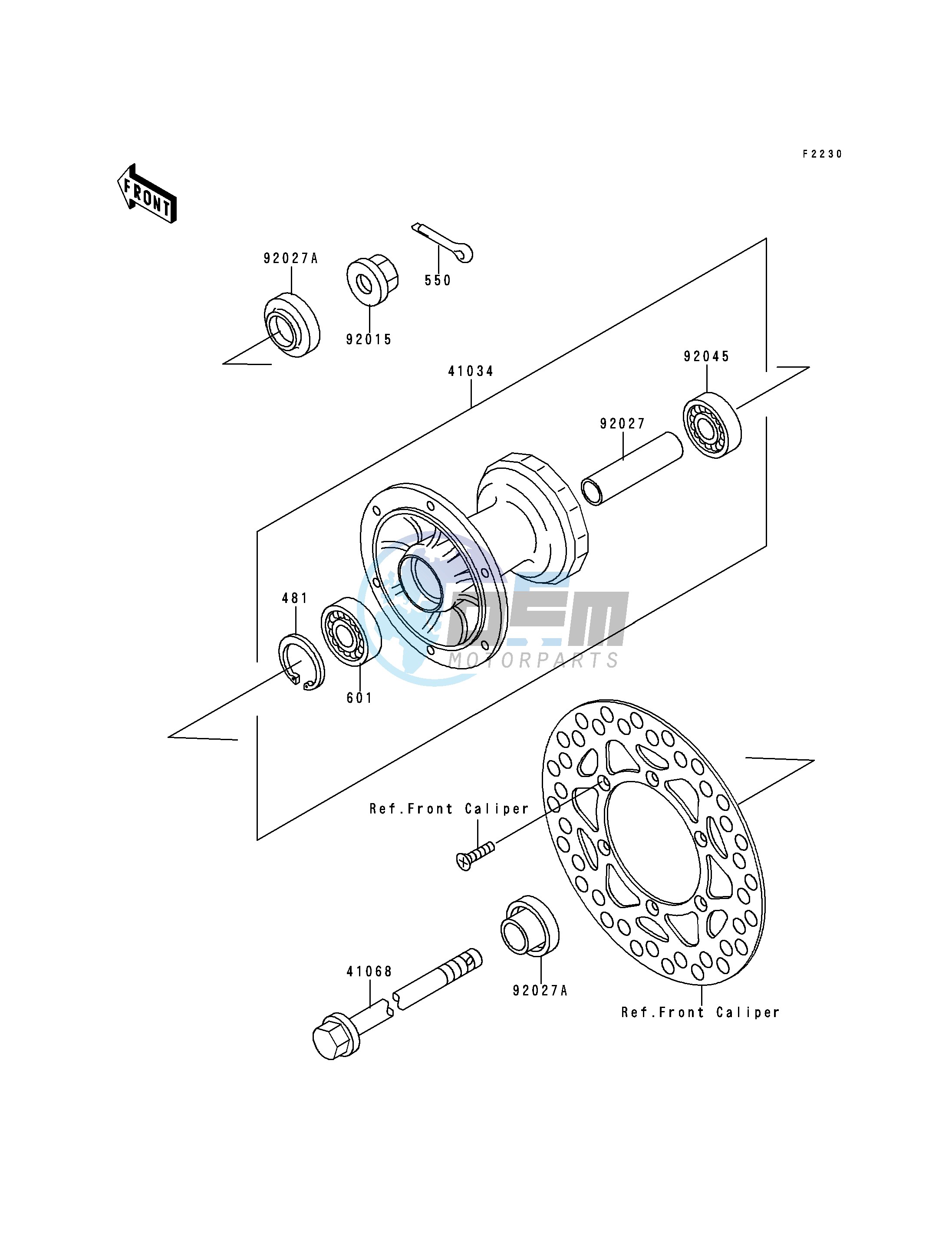 FRONT HUB