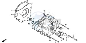 CMX250C REBEL drawing LEFT CRANKCASE COVER