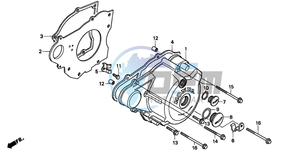 LEFT CRANKCASE COVER