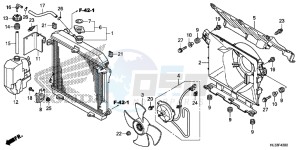 SXS700M4H Europe Direct - (ED) drawing RADIATOR