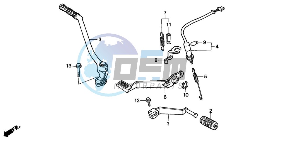 PEDAL/KICK STARTER ARM