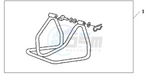 CBR1000RR9 France - (F / CMF MME REP) drawing MAINTENANCE STAND