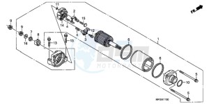 CB600FA3A Australia - (U / ABS ST) drawing STARTING MOTOR