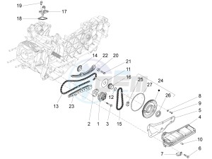 S 125 4T 3V E3 ie Taiwan drawing Oil pump