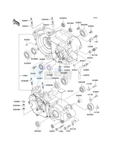 KX 250 L [KX250] (L4) [KX250] drawing CRANKCASE