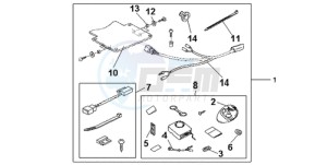 GL18009 E / MKH drawing SUBKIT ALARM ATT