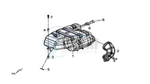 MAXSYM 600 I ABS EXECUTIVE (LX60A3-EU) (E4) (L7-M0) drawing AIR FILTER