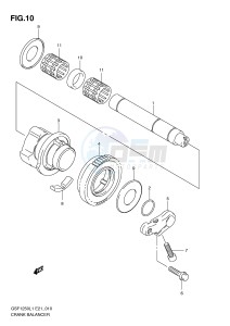 GSF1250 (E21) Bandit drawing CRANK BALANCER