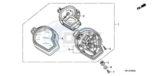 CBR1000RAA UK - (E / ABS HRC MKH) drawing METER