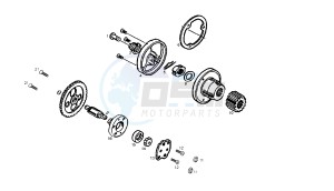 CROSS CITY - 125 CC 4T EU3 drawing OIL PUMP NEW