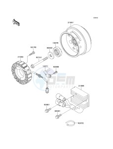 VN 1500 J [VULCAN 1500 DRIFTER] (J1-J2) [VULCAN 1500 DRIFTER] drawing GENERATOR