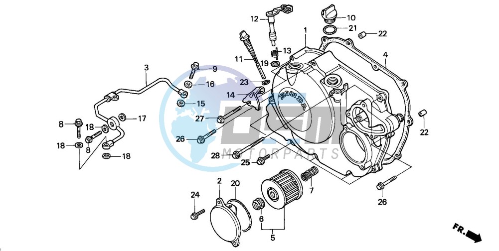 RIGHT CRANKCASE COVER