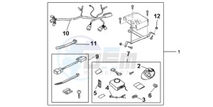 ST1300A9 Australia - (U / ABS MME) drawing SECURITY KIT