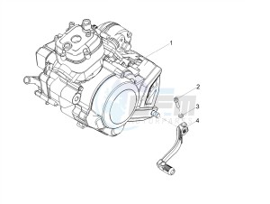 SX 50 FACTORY E4 (EMEA) drawing Engine-Completing part-Lever