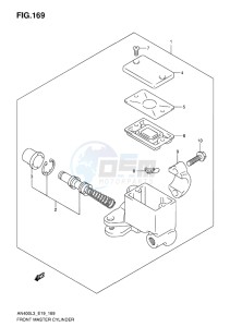 AN400 BURGMAN EU drawing FRONT MASTER CYLINDER