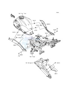 VERSYS_650 KLE650EFF XX (EU ME A(FRICA) drawing Side Covers/Chain Cover