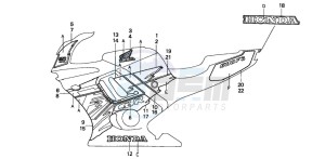 CBR600SE drawing STRIPE (CBR600F3S)