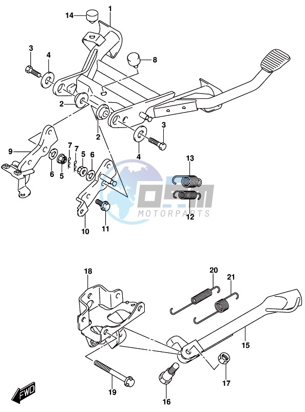 SEAT RAIL