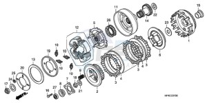 TRX420TMA Australia - (U / 2WD) drawing CLUTCH