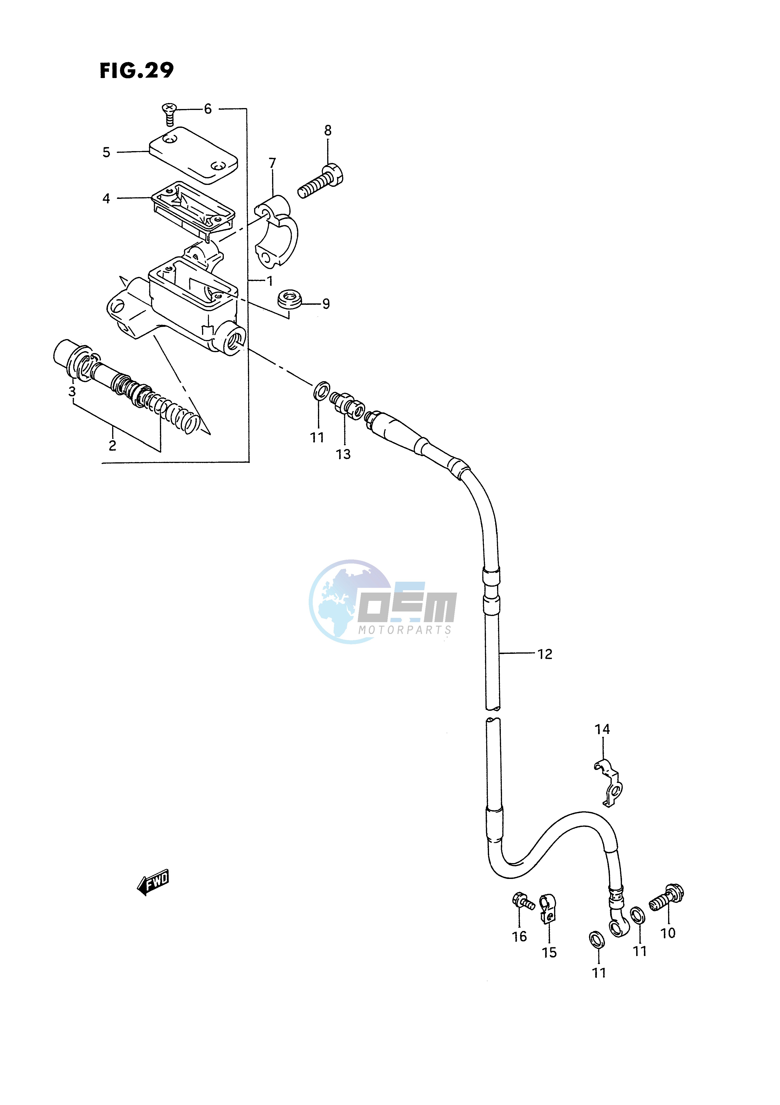 FRONT MASTER CYLINDER