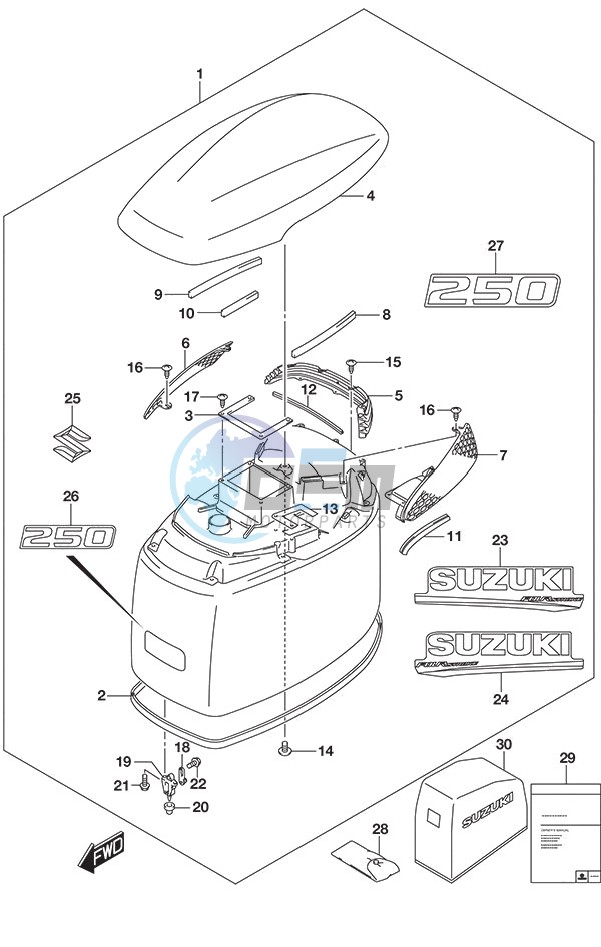 Engine Cover Black