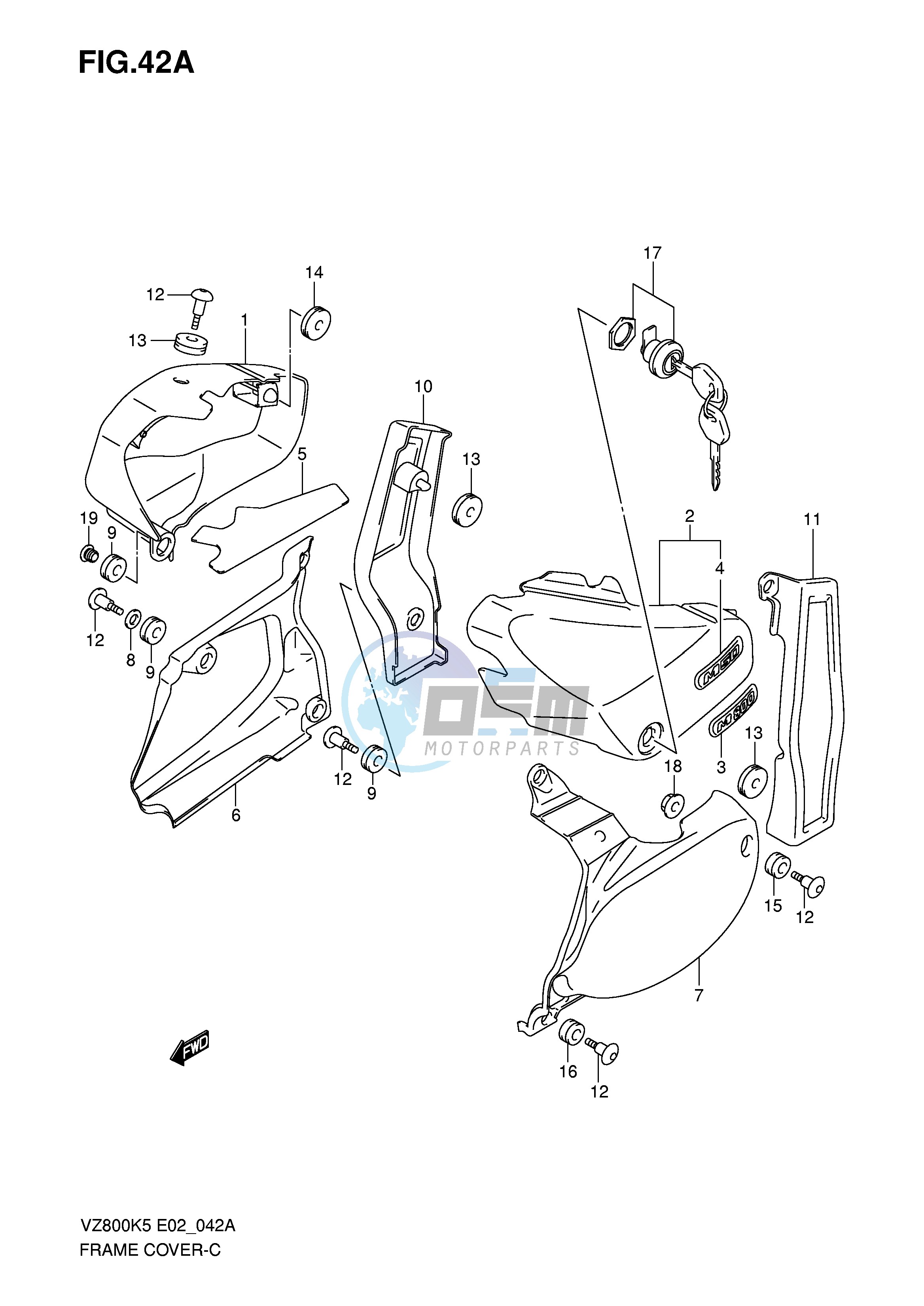 FRAME COVER (VZ800ZK7 ZK8)