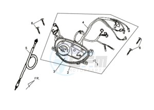 ORBIT II 50 TS L1-L6 drawing DASHBOARD / ODOMETER CABLE  / WIRE HARNESS