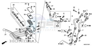 NC700SAC drawing FR. BRAKE MASTER CYLINDER (NC700SA/ SD)